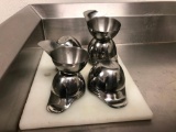 Vollrath 2oz and 3oz Stainless Steel Liquid Measurement Cups or Serving Cups