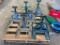 Lot of 6 Industrial Roller Stands