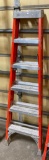 6 Foot Louisville Fiberglass Step Ladder, 300lb Rating