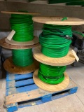 Approx. 1,777 Feet, 4 Large Spools 4/0 AWG Aluminum Threaded Wire/Cable