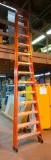 14 Feet Louisville Fiberglass Step Ladder, 375lb Rating