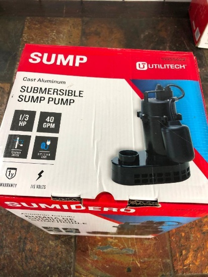 Cast Aluminum Submersible Sump Pump