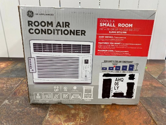 GE Room Air Conditioner w/ Remote, 6000 BTU/HR Cools Up To 250 sq. ft.