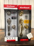 Kwikset Front Entry Door Set (2) (missing parts)