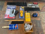 Miscellaneous Tools/Brushes - Screws, Tapemeasure, Stud Sensor, Stapler