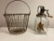 Dazy Butter Churn and Wire Egg Basket