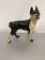 ANTIQUE HUBLEY Boston Terrier CAST IRON DOG HOME ART STATUE SCULPTURE DOORSTOP. 10in x 10in x 5in