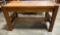 Antique Oak Library Table