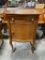 Antique Oak Cabinet, 34in Tall, Professionally Restored