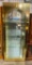 Brass and Glass Curio Cabinet, 83in x 34in x 20in, Lighted