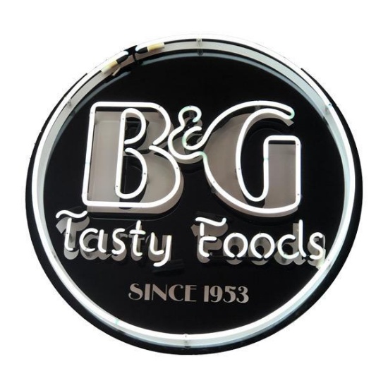 Original B & G Tasty Foods Neon Sign from an Omaha Legend, One of a Kind Neon Sign
