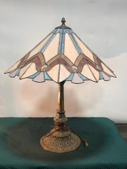 Antique Tiffany Style Table Lamp