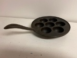 Cast Iron Abelskiver Pan