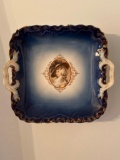 Antique Hand Painted Victorian Plate