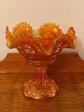 Imperial Marigold Twins 2 Part Punch Bowl