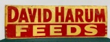 David Harum Seeds Tin Sign, 36in x 12in, SST