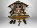 Swiss Made Musical Cuckoo Clock w/ Weights and Pendulum