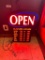 LED Open Sign w/ Days of Week Hours Listed