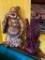 Lot of 2 Chinese Buddha Statues, Good Luck Buddha, 36in & 24in