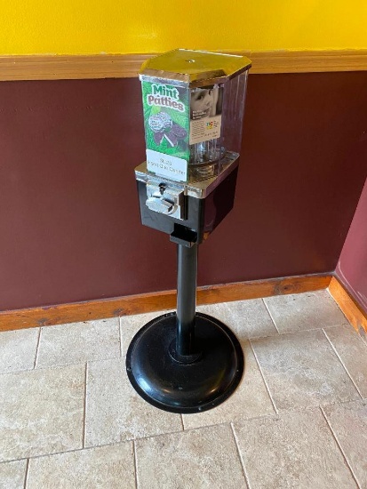 Coin-Operated Mint Vending Candy Machine, No Key