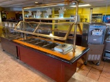 Rolling Electric Buffet w/ 5 Full Size Pan Heaters and Inserts, 220v