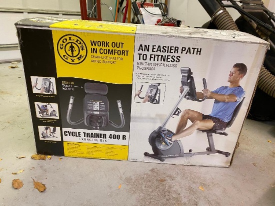 Gold's Gym Cycle Trainer 400 R Exercise Bike New in Box