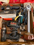Box of Tools, Carpet Kicker, Magnets, Elecctric Drill, Electric Sander, Key Hole Saw and More