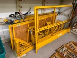 2 Sections or Units, Heavy Duty Rolling Scaffolding, 2 Platforms, HD Casters, Like New