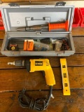 Dewalt Model DW250 VSR Drywall Screwdriver, Remington Powder Actuated Tool