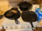 Cast Iron Pans and Pots, Need to Be Cleaned, A Little Dirty