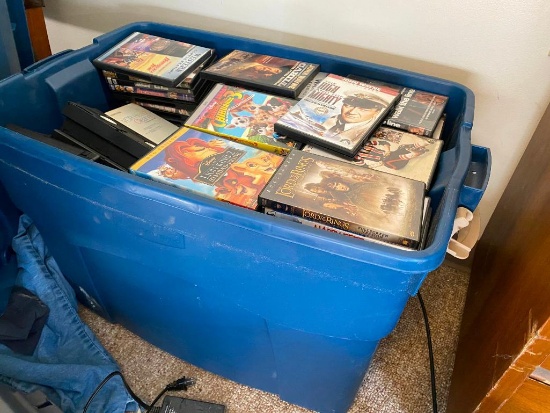 Large Tote of DVD Movies