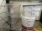 Lot of 3, 12 Quart Food Containers w/ Lids, 3 Round, 1 Square