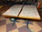 Restaurant Tables, Laminate Top, Iron Pedestal Base, 29in x 29in x 33in - 4 x's $