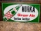 Norka Ginger Ale Tastes Better Tin Sign, 24in x 12in