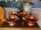 Decorative Kitchen Items, Copper Bowls, Coffee Pot, Misc.