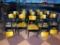 Restaurant Chairs, Wooden Back/Seat, Iron Frame, 24 x's $