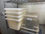 Lot of Large Food Containers w/ Lids, Some w/o Lids, Some Buckets w/ Lids