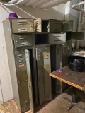 Set of Old Lockers