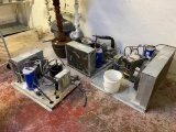 Walk-In Coolers/Freezers - All Disassembled, 3 Evaporators, 3 Compressors, Working Units