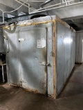 Walk-In Cooler, 6 Feet x 12 Feet w/ Heat Source Climate Control Evaporator & Compressor On Top