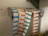 Food Date Label Rolls and Label Rack Dispenser