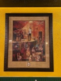 Framed Print of a Jazz Club , 38x46