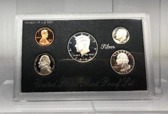 1996-Silver Proof Set and 2005-S Proof Silver Quarters