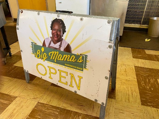 Big Mama's Sandwich Board Sign