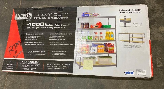 Muscle Rock Heavy Duty Steel Shelving 4000lbs