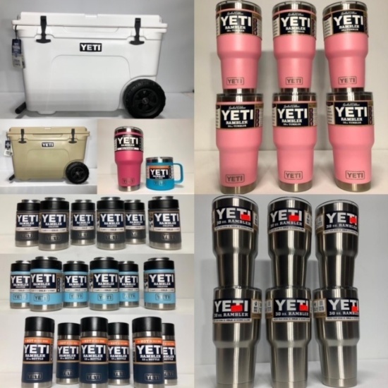 New YETI Coolers, Bulk Lots & Cases of YETI Omaha