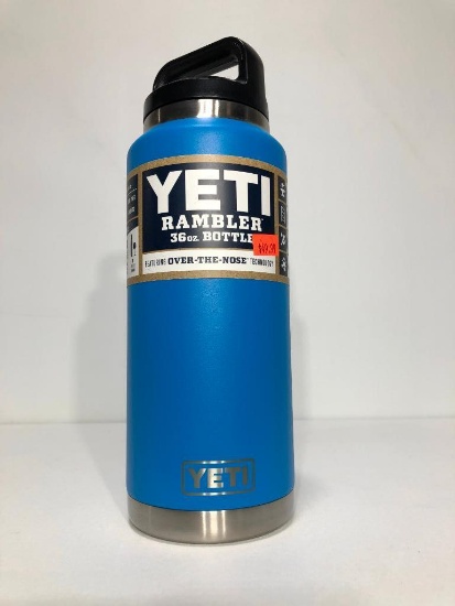 YETI Rambler 36oz Bottle Tahoe Blue - New, MSRP: $49.99