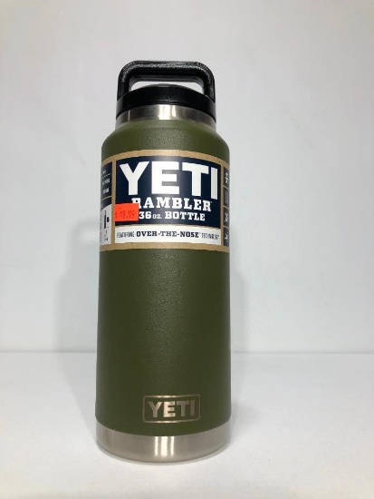 YETI Rambler 36oz Bottle Olive Green - New, MSRP: $49.99