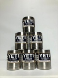 6 Pack, YETI Rambler 10oz Lowball Stainless Steel - New In Box, MSRP: $120.00