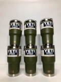 6 Pack YETI Rambler 30oz Tumbler Olive - New In Box, MSRP: $129.99